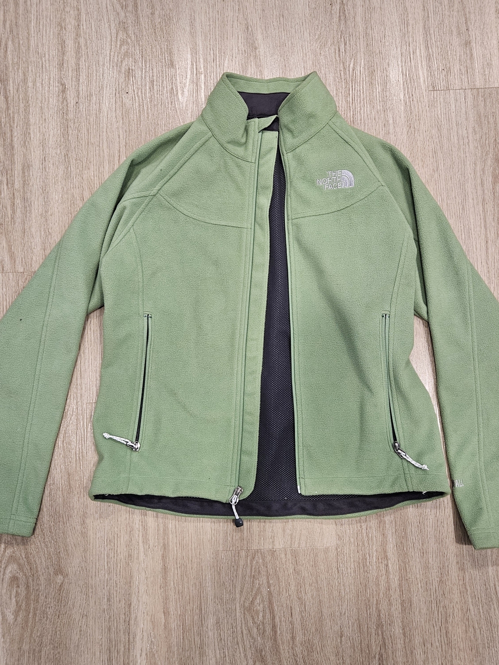 The North Face WindWall Fleece Jacket Green Womans Medium
